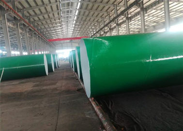 Spiral Welded Steel SSAW Pipe / Steam And Low Pressure Liquid Pipeline