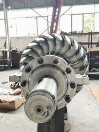 Stainless steel 100kw-900kw Hydro Turbine Runner / Turgo Turbine Wheel  Customized