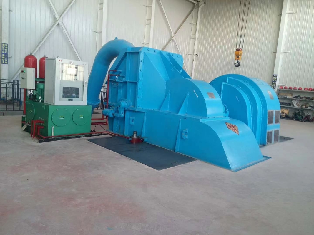 3 Phase Ac Hydropower Plant Equipment High Water Head Pelton Turbine Generator