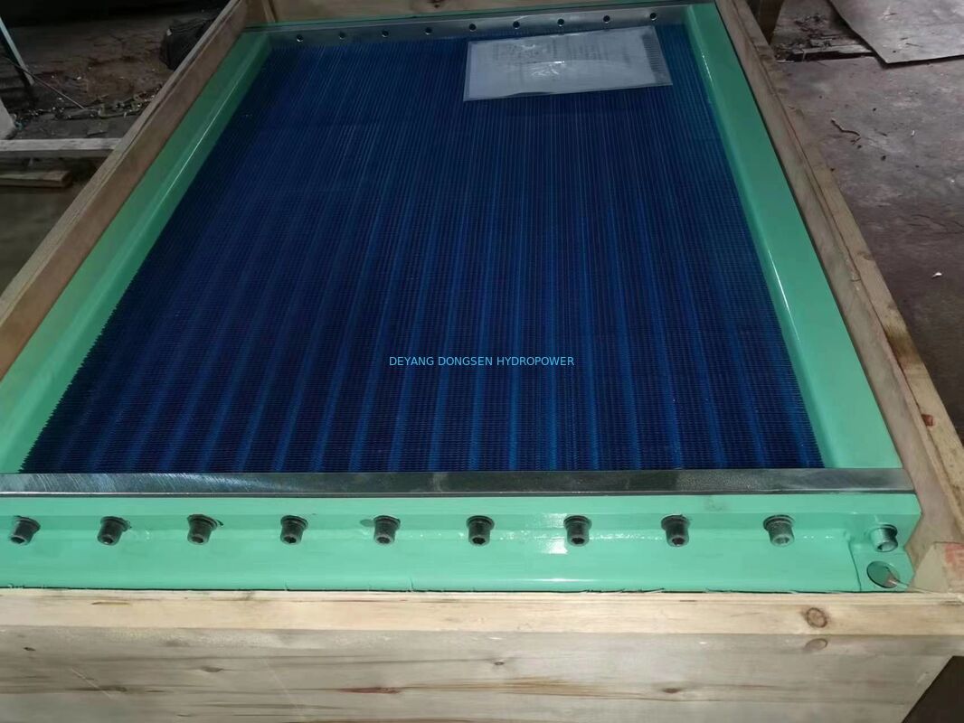 Air Cooled Oil Cooler 100kW Hydro Turbine Lube Oil Cooling System 1000RPM Bearing Coil