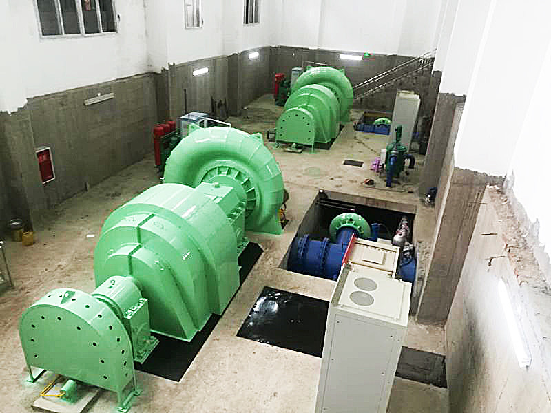 Horizontal Installation Water Turbine Generator With Brush Or Brushless Excitation