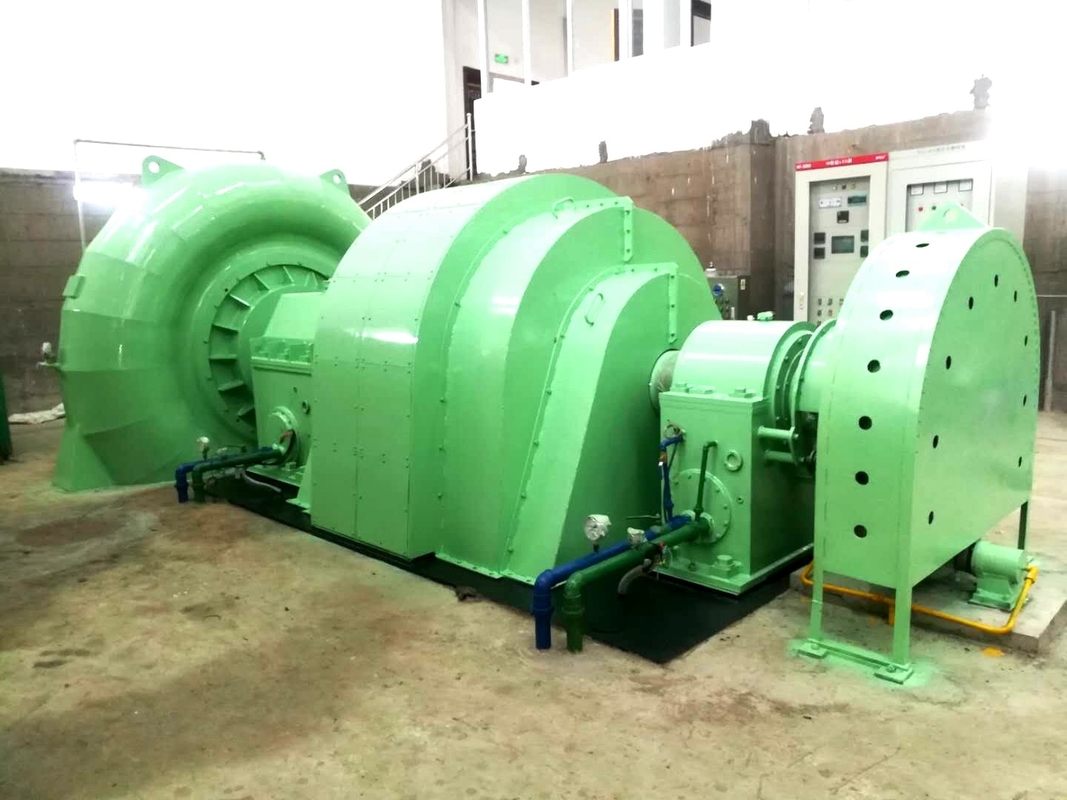 Vertical/Horizontal Water Turbine Generator 450-1000rpm Speed Range 200kw-20mw Power Output