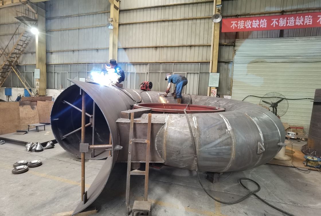 High Quality Francis Water Turbine 200kw 500kw Power Output with Brush or Brushless Generator