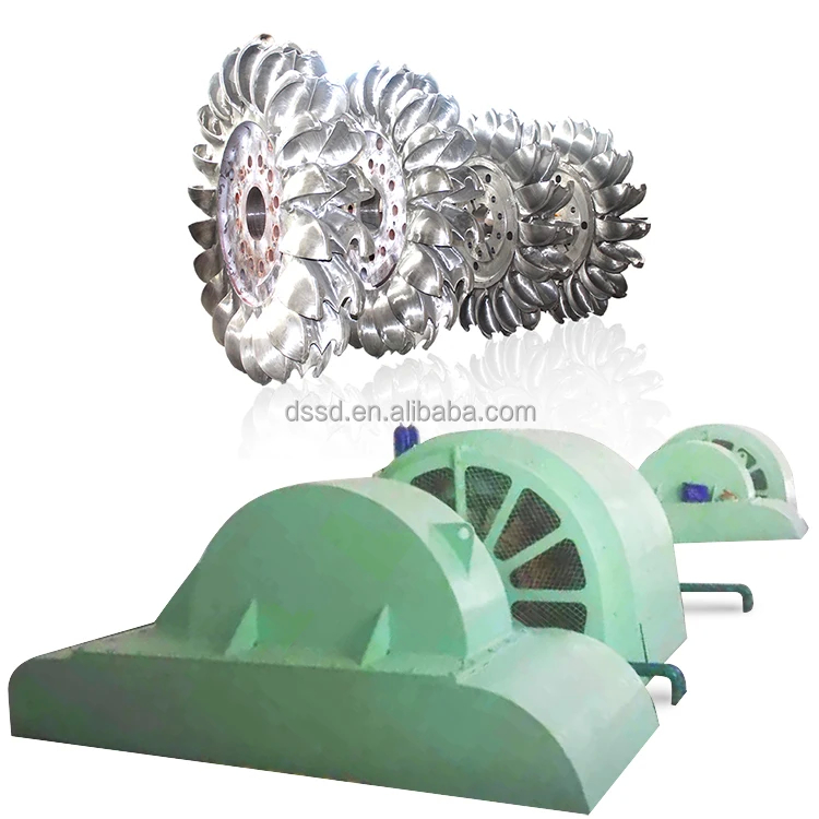 100kw-50mw Power Output Pelton Wheel Turbine Generator With Air / Oil Cooling Method