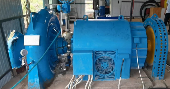 Water Head 5m-500m Hydro Turbine Generator with Steel and Capacity 200kw-20mw