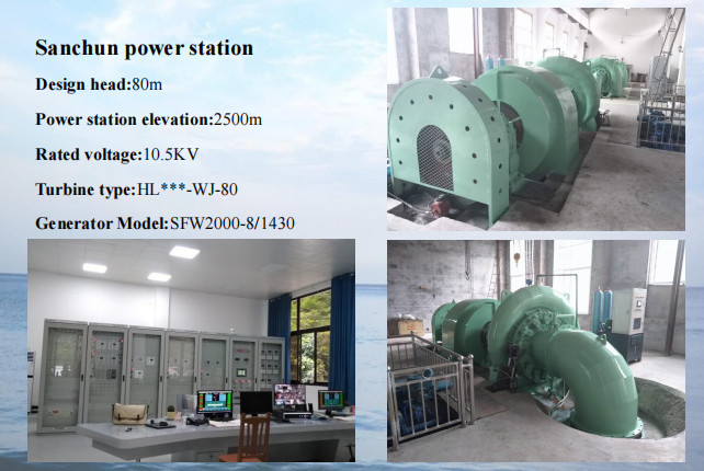 Steel Stainless Steel High Head Water Turbine Durability For 5m-500m Water Head