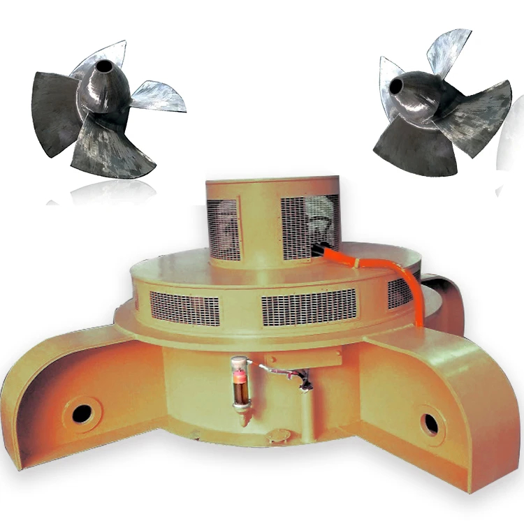 Customized Color Kaplan Hydro Turbine Generator Stainless Steel Runner Diameter 0.6-2m