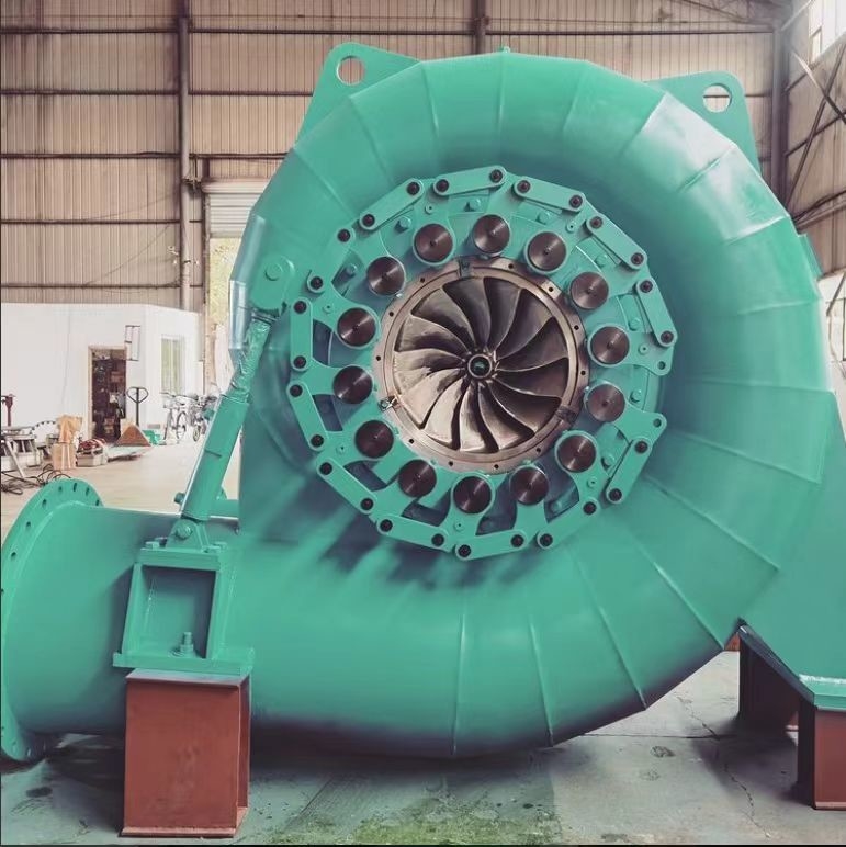 Stainless Steel Runner Material Francis Water Turbine Generator for 50Hz/60Hz Frequency