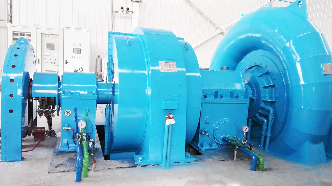 Durability Hydro Turbine Generator With Customized Model 5m-500m Water Head 50HZ/60HZ Frequency