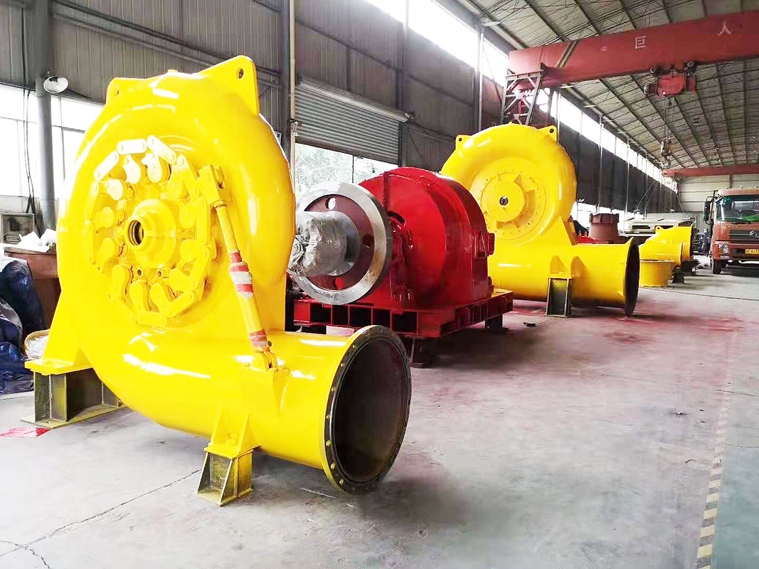 Stainless Steel Vertical Francis Hydro Turbine Generator 300KW-20MW Rated Power 50/60HZ Frequency