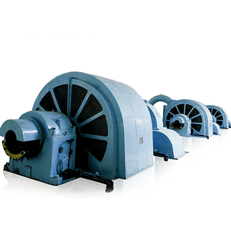 IP54 Rated Brushless Pelton Turbine Generator F Insulation Class 6-10kV Rated Voltage