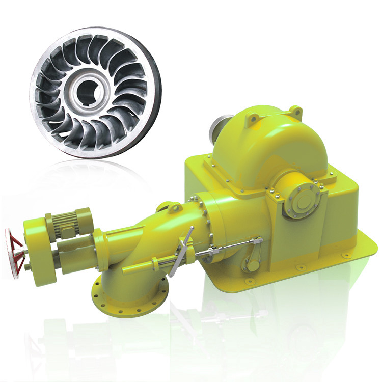 Hydro Power Equipment Turgo Turbine Water Turbine Generator 5t-20t Rated Head 50-400m