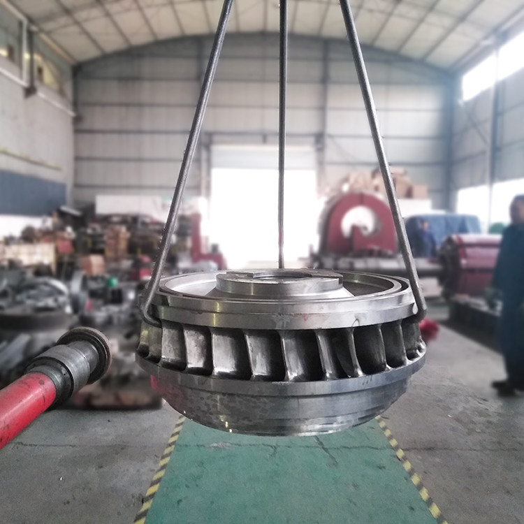Polished Hydro Turbine Runner Custom Blades Adjustable Blade Type Open or Closed Design
