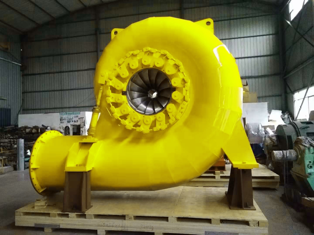 Vertical Or Horizontal Francis Turbine Generator 50Hz/60Hz 450-1000RPM 400V-10kV