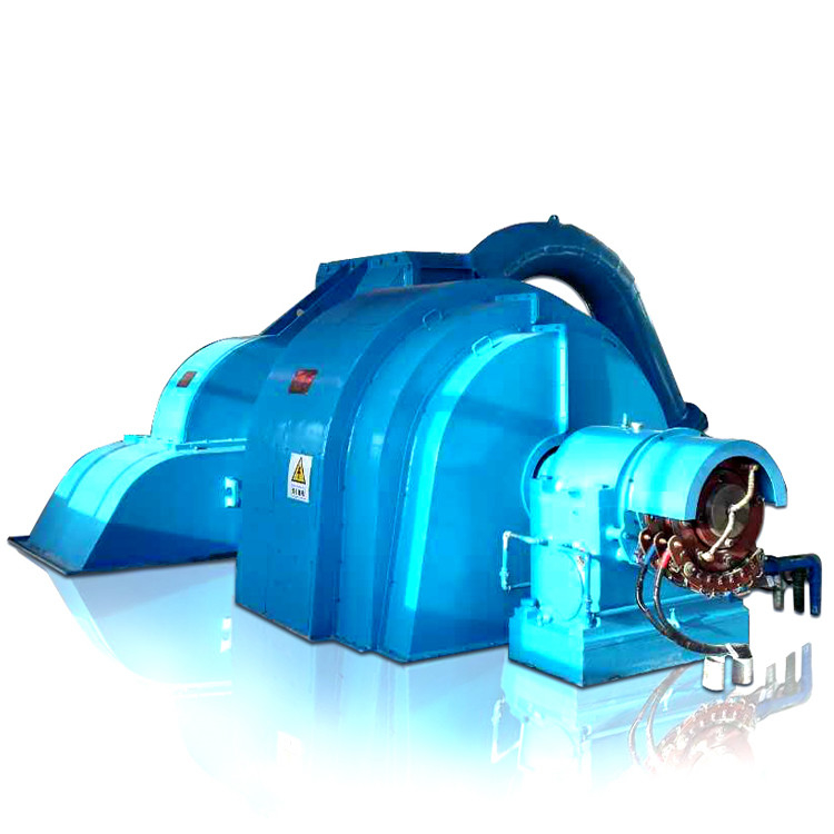 Heavy Duty Pelton Wheel Turbine Generator Stainless Steel 6-10kV Rated Voltage 500-3000r/min Speed