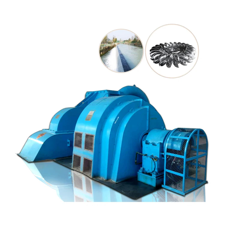 100-1000A Air/Oil Cooling Pelton Turbine Generator Stainless Steel With Microgovernor