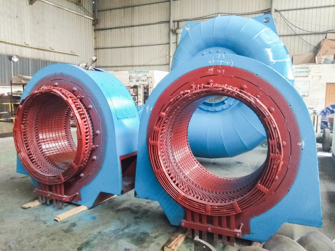 300kw-20mw Francis Hydroturbine Generator for Specific Head Customizable Capacity with 50HZ/60HZ Frequency