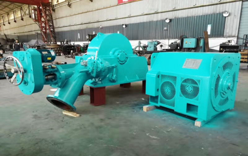 2000-10000kg Turgo Turbine Generator designed for Flow Rate 109 cubic meters per second Power Range 500 kilowatt to 70 megawatt energy production
