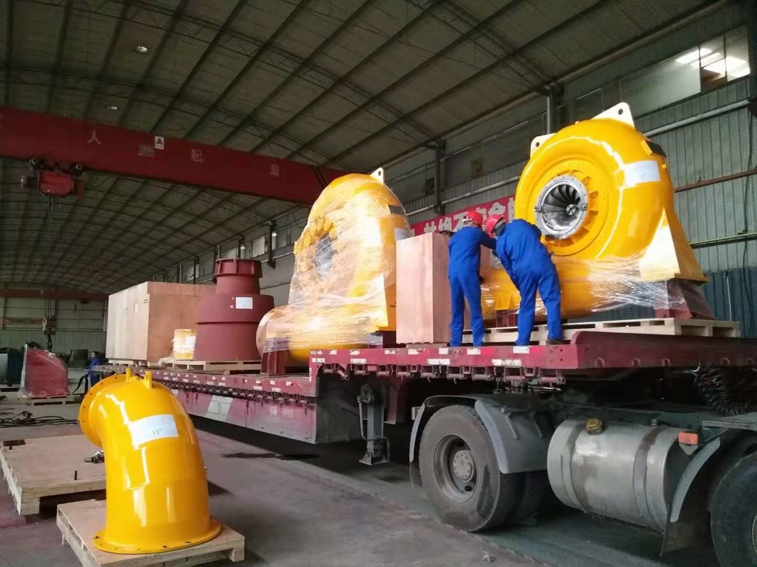 220V-690V Water Turbine Generator with Brushless Excitation Mode 200kw-20mw Power Output
