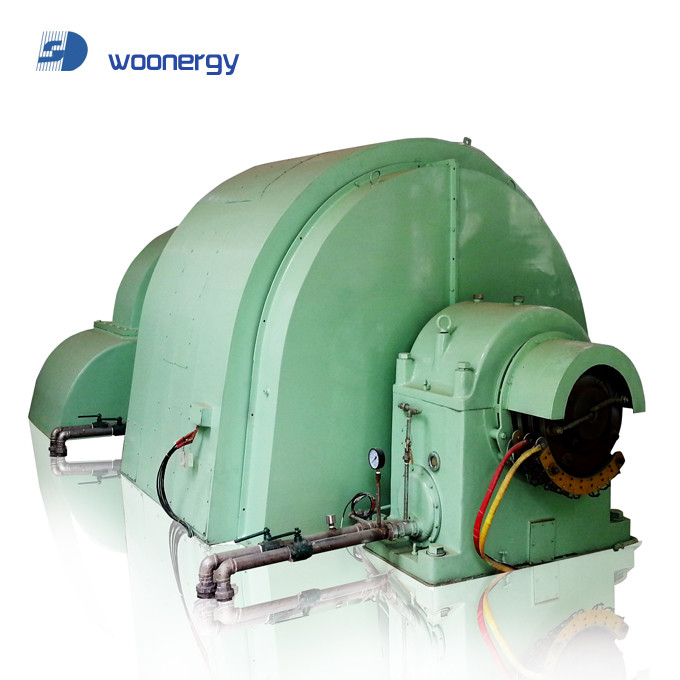 100kW - 50MW Stainless Steel High Head Pelton Turbine  with 6-10kV Rated Voltage and Air/Oil Cooling