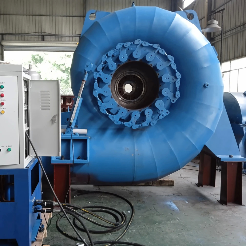 Vertical Water Turbine Generator 200kw-20mw Power Output Rated Frequency 50Hz/60Hz Customized Color Air/Water