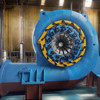 Customized Brushless Water Turbine Generator with Automatic Control for Vertical Installation