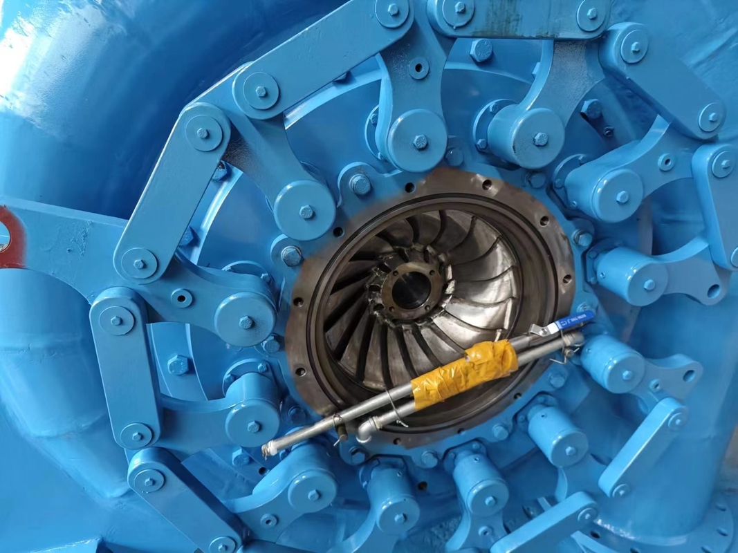 Efficiency Francis Water Turbine Need Parameters 5m-500m Water Head For Power Generation