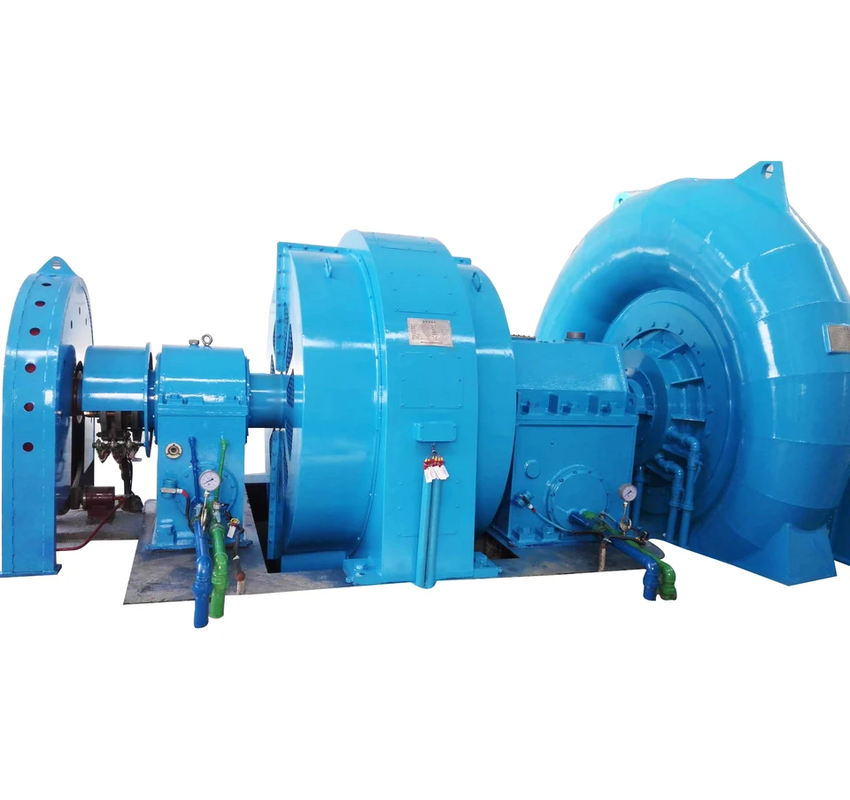 Efficiency Stainless Steel Francis Turbine Generator 400V-10kV Automatic Control Vertical/Horizontal