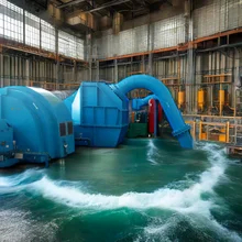 Customized Durability Francis Turbine Generator Kaplan Hydro Turbine For Various Water Heads