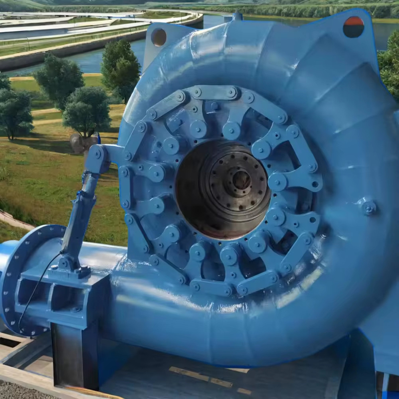 Automatic 400V 800V 6.3kV 10kV Rated Voltage Francis Turbine Generator With Rated Power 300KW-20MW