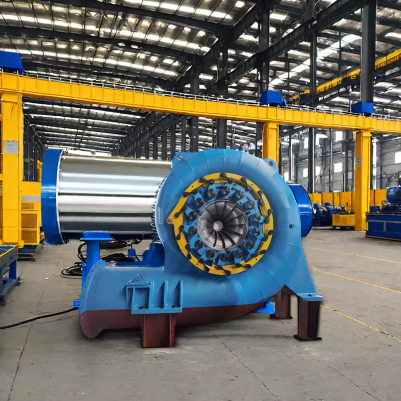 Efficiency Water Turbine Generator with Automatic Control - Horizontal Installation - Customizable Color