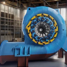 Static Silicon Excitation Mode Turbine Generator For Indoor / Outdoor With Rated Voltage 220V-690V