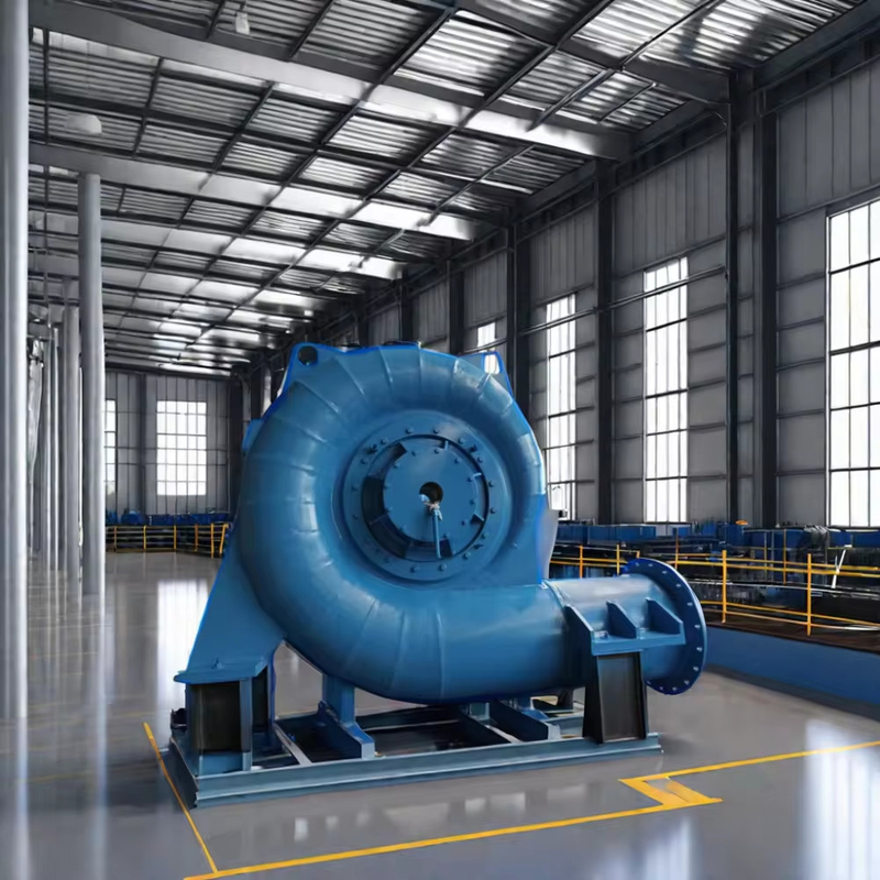 Customized Color Efficiency Water Turbine Generator For Hydro Power Plant