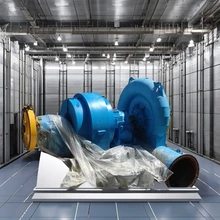 Air / Water Cooling Water Turbine Generator With Customized Corlor