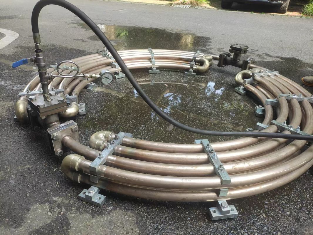 Operating Temperature Range 0-80°C Air Oil Cooler 500x500x500 Mm Hydraulic Turbine Unit Oil Cooler and Cooling Solution