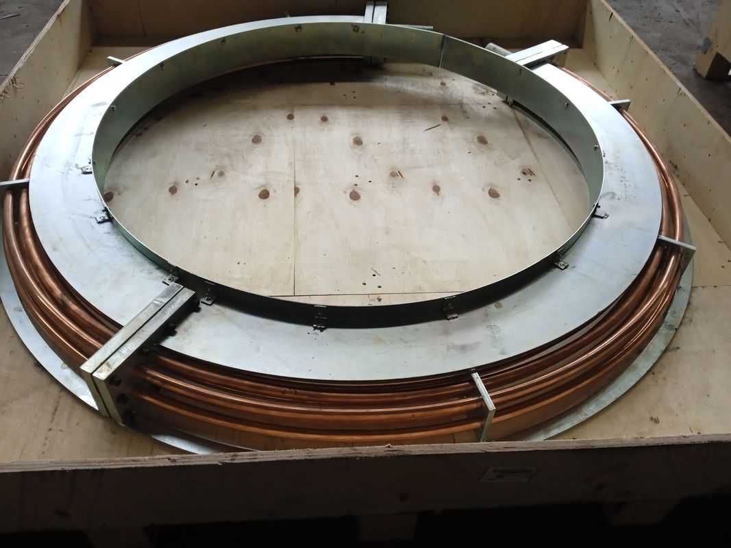 Operating Temperature Range 0-80°C Air Oil Cooler 500x500x500 Mm Hydraulic Turbine Unit Oil Cooler and Cooling Solution