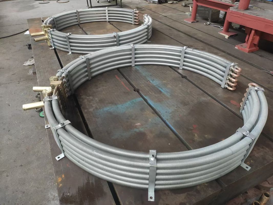 Operating Temperature Range 0-80°C Oil Cooler Engineered for 10-100 Kg Oil Handling Providing Cooling and System Stability