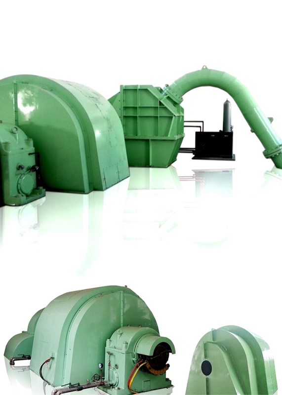 Customizable Design Pelton Turbine Generator with Flow 0.48 M3/s To 1.23 M3/s and 5 In 1 Integrated Control Panel