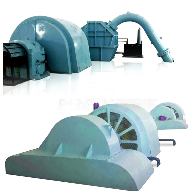 Customizable Design Pelton Turbine Generator with Flow 0.48 M3/s To 1.23 M3/s and 5 In 1 Integrated Control Panel