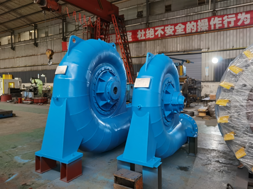 Full Automatic Control Horizontal Small Hydro Water Turbine Generator with Static Silicon Excitation