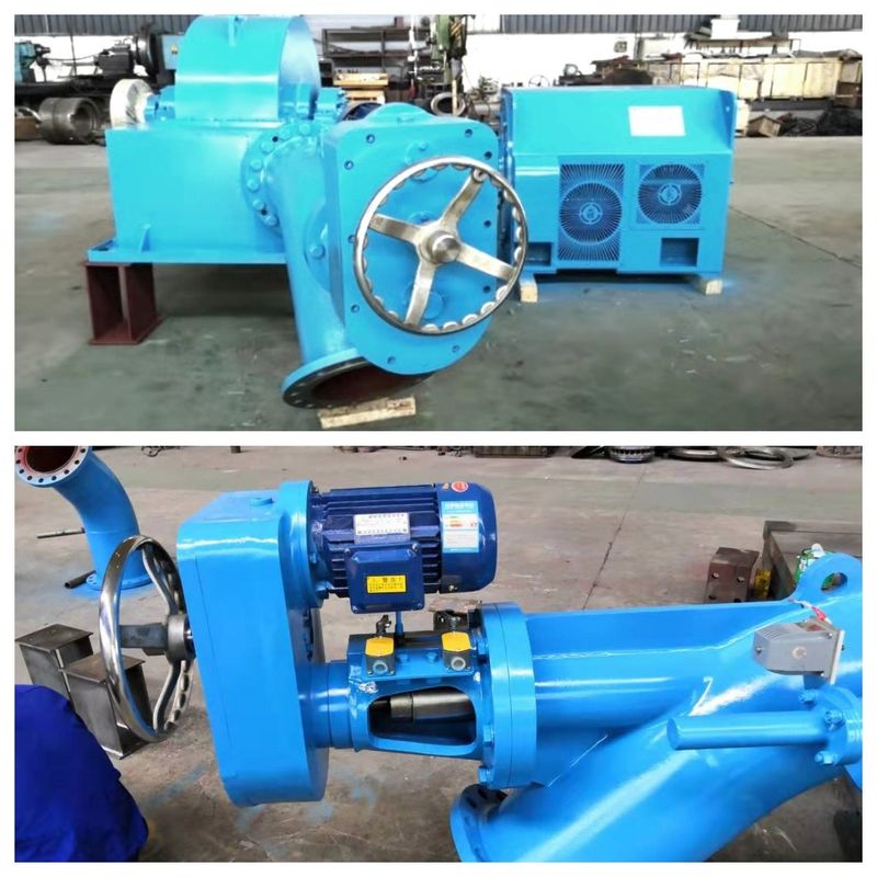 2000-10000kg Turgo Turbine Generator designed for Flow Rate 109 cubic meters per second Power Range 500 kilowatt to 70 megawatt energy production
