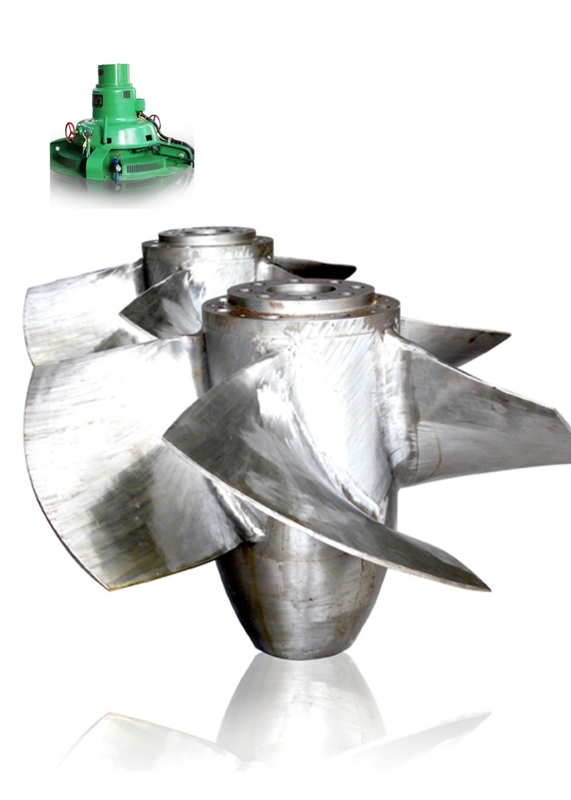 Customized Kaplan Hydro Turbine Generator Runner Diameter 0.6-2m For Output