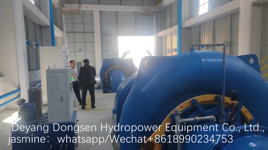 50 Years Service Life Water Turbine Generator Synchronous Type Air/Water Cooling for Benefit