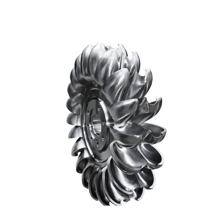 Vertical Installation Method Hydro Turbine Runner with Inlet Pressure of 10 MPa Hardened Metals Material Capabilities