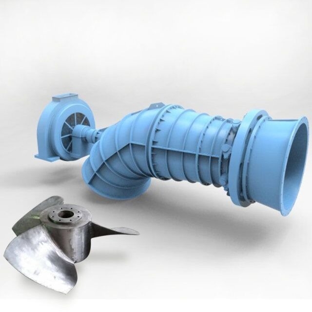 Long-Lasting Water Turbine Generator Service Life ≥50 Years Clean Energy Stainless Steel Materials Easy Installation