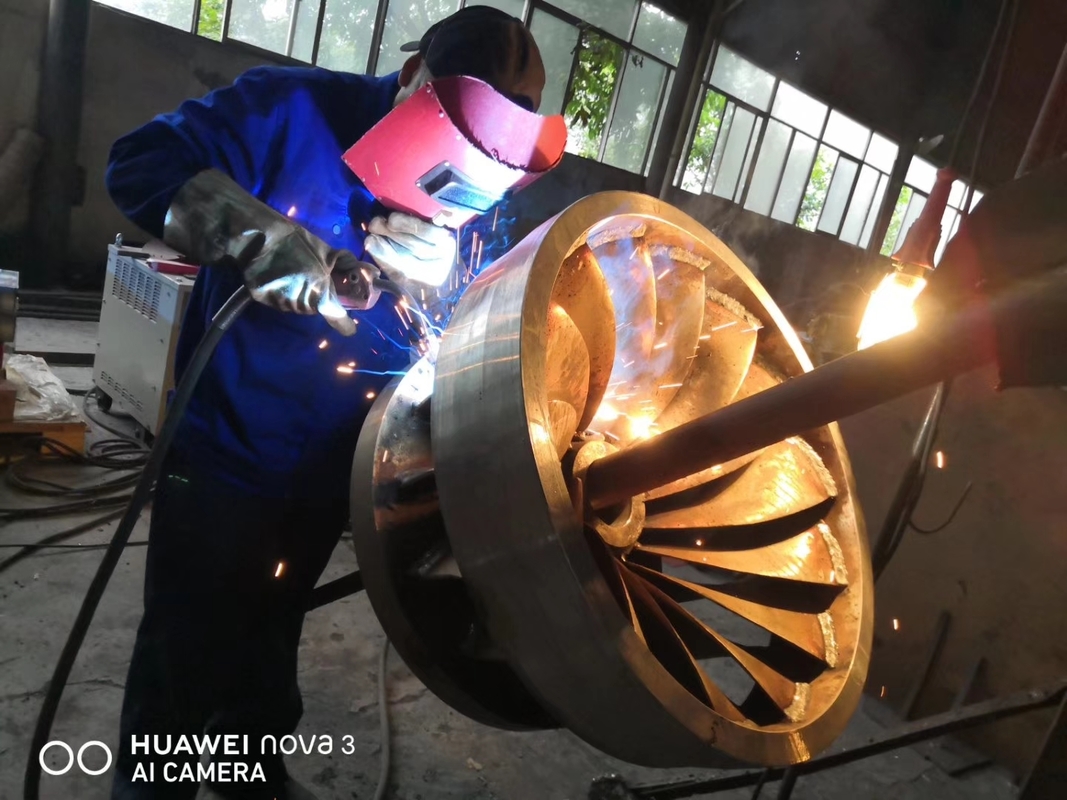 Stainless Steel Hydro Turbine Runner with 1-100 MW Rated Power and Customized Blade Width for Renewable Energy Projects