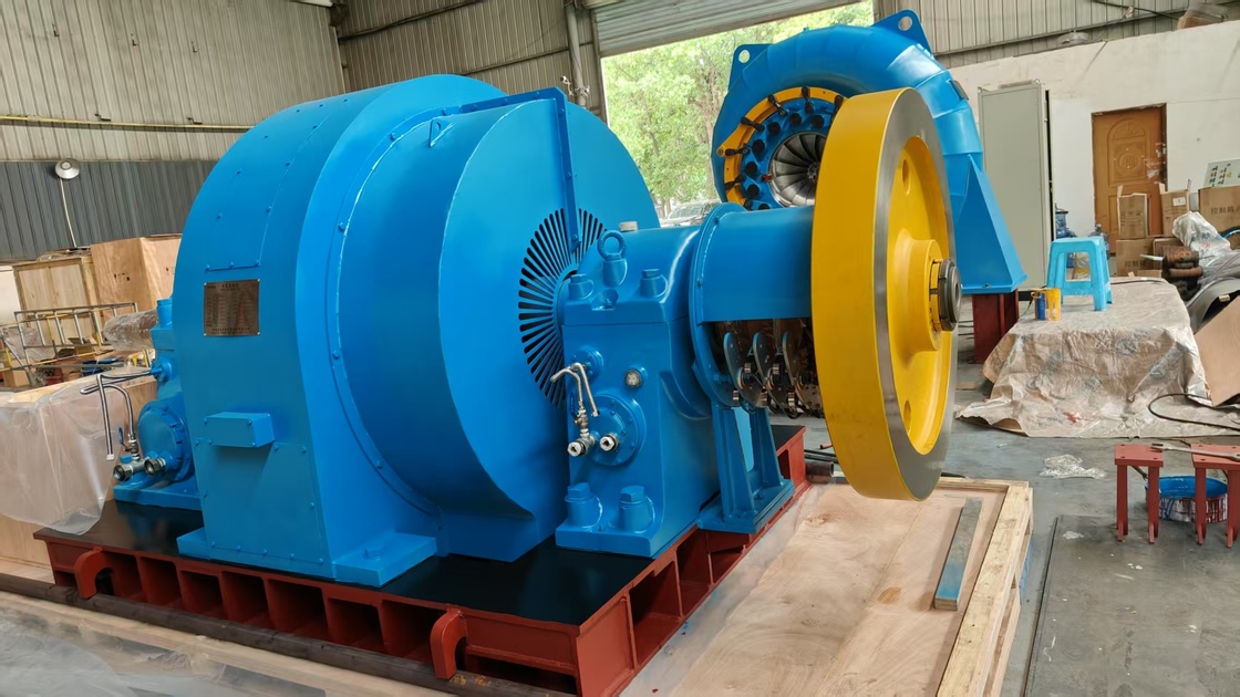 Francis Turbine Generator with 100kw-20mw Power Range Customized Color and 4.3-18.2m3/s Discharge