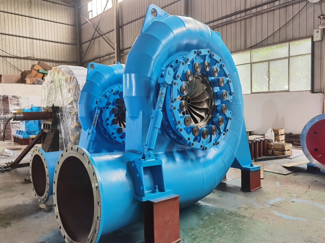 Customizable OEM Francis Turbine Generator with 4.3-18.2m3/s Discharge and 40-50 Years Lifespan