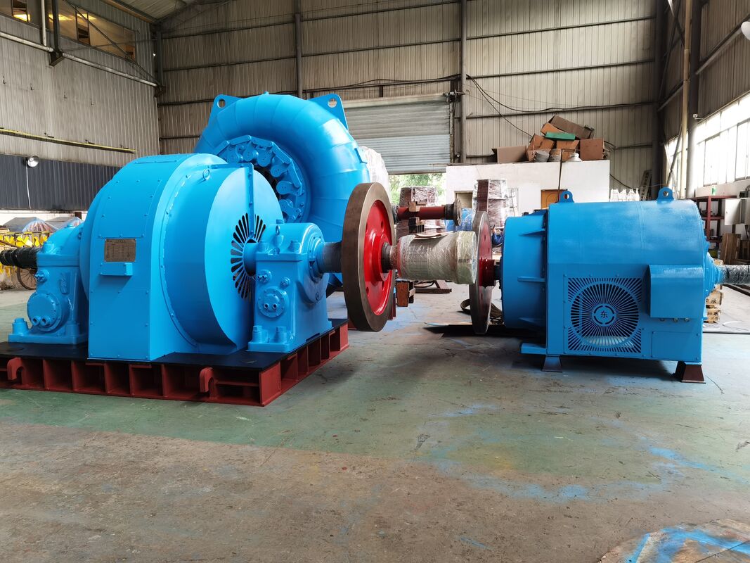 High Efficiency Water Turbine Generator with Automatic Voltage Regulator (AVR) for 200kW - 20MW Hydropower Plants
