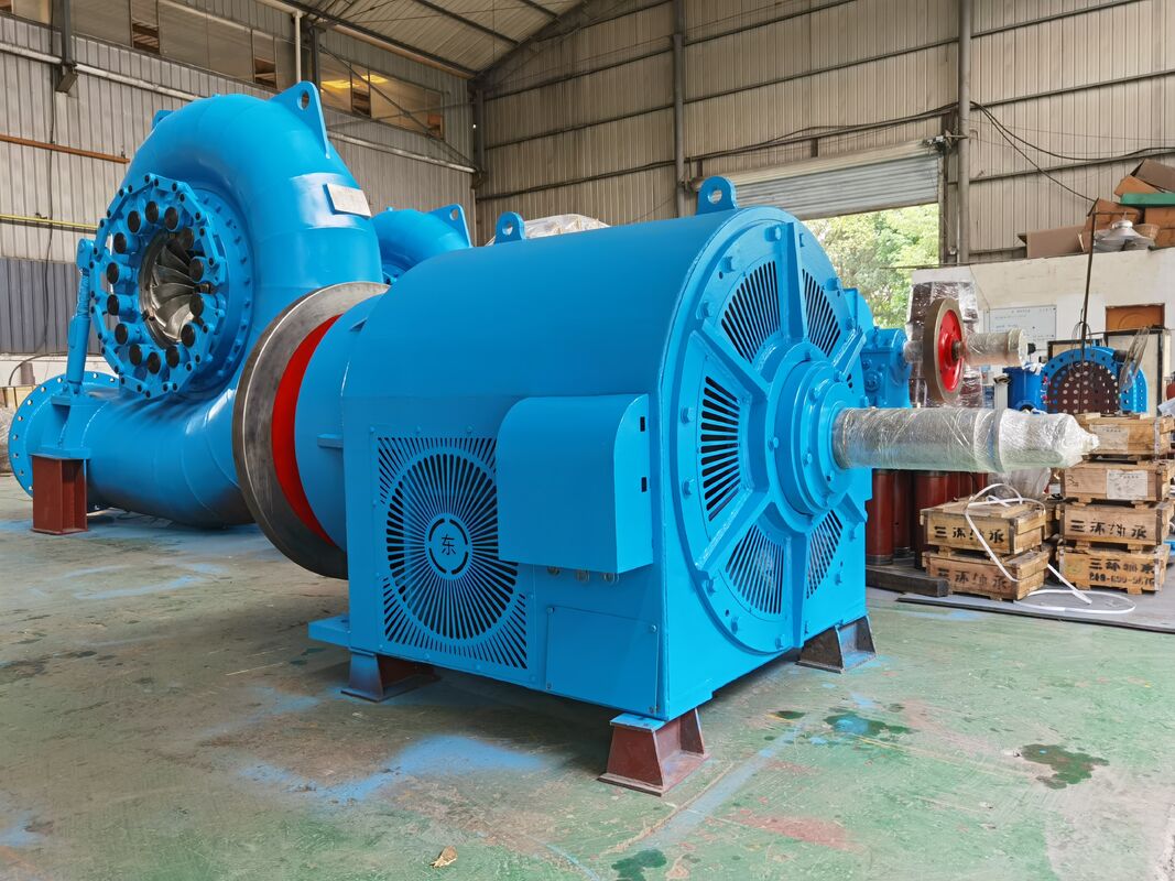 Stainless Steel Runner Material Francis Turbine Generator with 300kW-20MW Power Range and Soft Start Technology